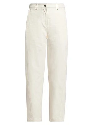 Wooster Wide-Leg Canvas Pants