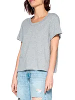 Crop Boxy Short Sleeve Crew Tee
