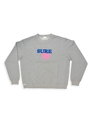 Little Girl's, Girl's & Adult's Smiley Sure Crewneck Sweatshirt