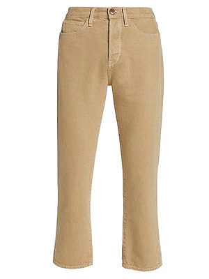 Austin High-Rise Cropped Straight-Leg Jeans