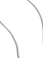 Box Adjustable Chain Necklace Sterling Silver
