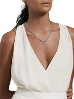 Smooth Amulet Vehicle Box Chain Necklace Sterling Silver, 3.6mm