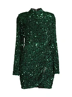 Lisanna Sequined Minidress
