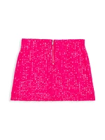 Girl's Taylor Sequin Mini Skirt