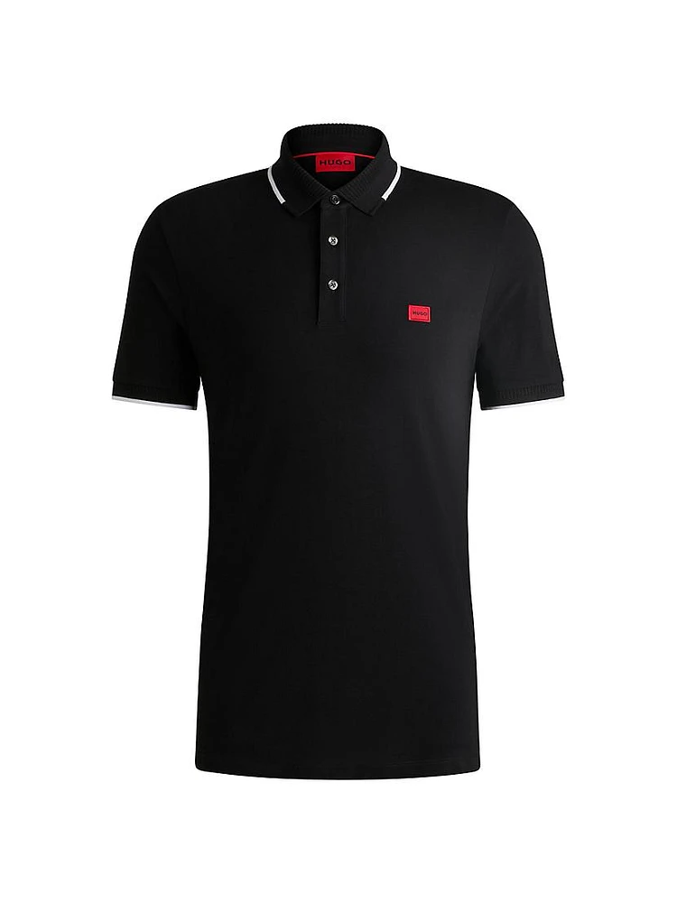 Cotton-Piqué Slim-Fit Polo Shirt