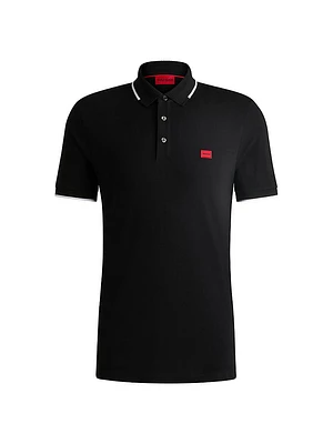 Cotton-Piqué Slim-Fit Polo Shirt