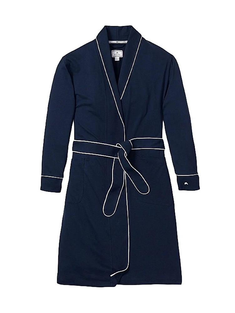 Pima Cotton Jersey Robe