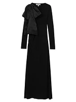 Savannah Bow Shoulder Maxi Dress