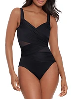 Network One-Piece Swimsuit