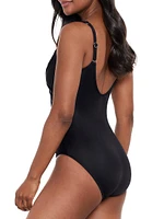 Network One-Piece Swimsuit