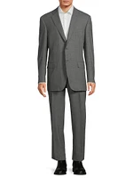 Siena Pinstriped Stretch Wool Suit