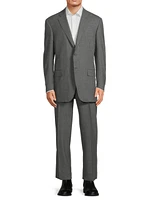 Siena Pinstriped Stretch Wool Suit