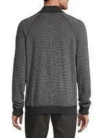 Birdseye Mock Turtleneck Sweater