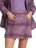 Neve Tweed Miniskirt