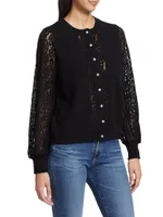 Lita Open-Knit Cardigan