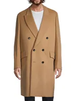 Thomas Wool & Cashmere-Blend Double-Breasted Coat