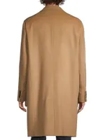 Thomas Wool & Cashmere-Blend Double-Breasted Coat