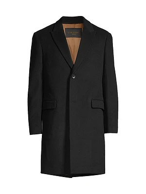 Sutton Wool Single-Breasted Coat