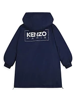 Little Girl's & Girl's Zip-Up Bomber Long Jacket