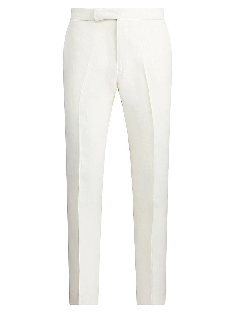 Linen Crease-Front Pants