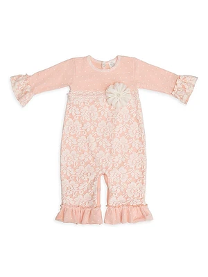 Baby Girl's Avery Grace Lace Coveralls