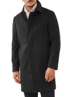 Archers Wool & Cashmere-Blend Coat
