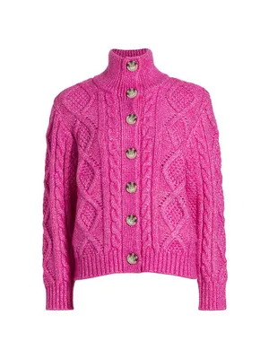 Luna Cable-Knit Cardigan