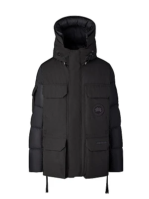 Mixed Media Paradigm Expedition Hooded Down Parka
