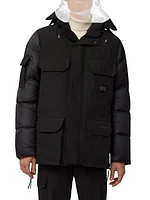 Mixed Media Paradigm Expedition Hooded Down Parka