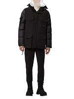 Mixed Media Paradigm Expedition Hooded Down Parka