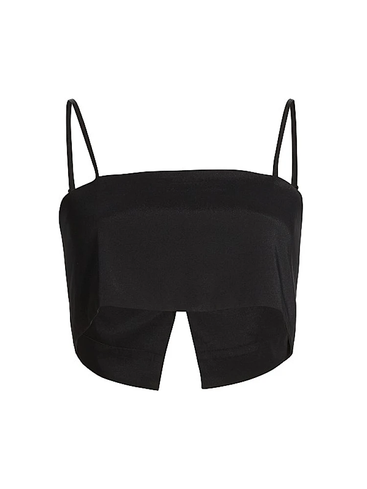 Walton Silk Crop Top