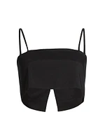 Walton Silk Crop Top