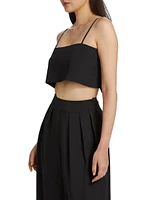 Walton Silk Crop Top