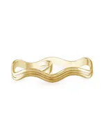 Capri 14K Yellow Gold Two-Finger Ring