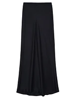 Bar Silk Maxi Skirt