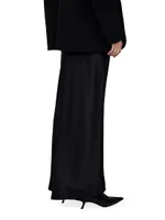 Bar Silk Maxi Skirt