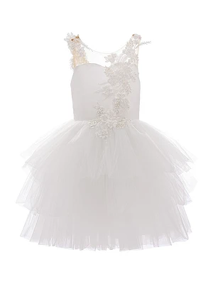 Little Girl's & Girl's Carnelian Dress