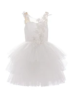 Little Girl's & Girl's Carnelian Dress