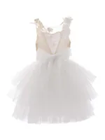 Little Girl's & Girl's Carnelian Dress