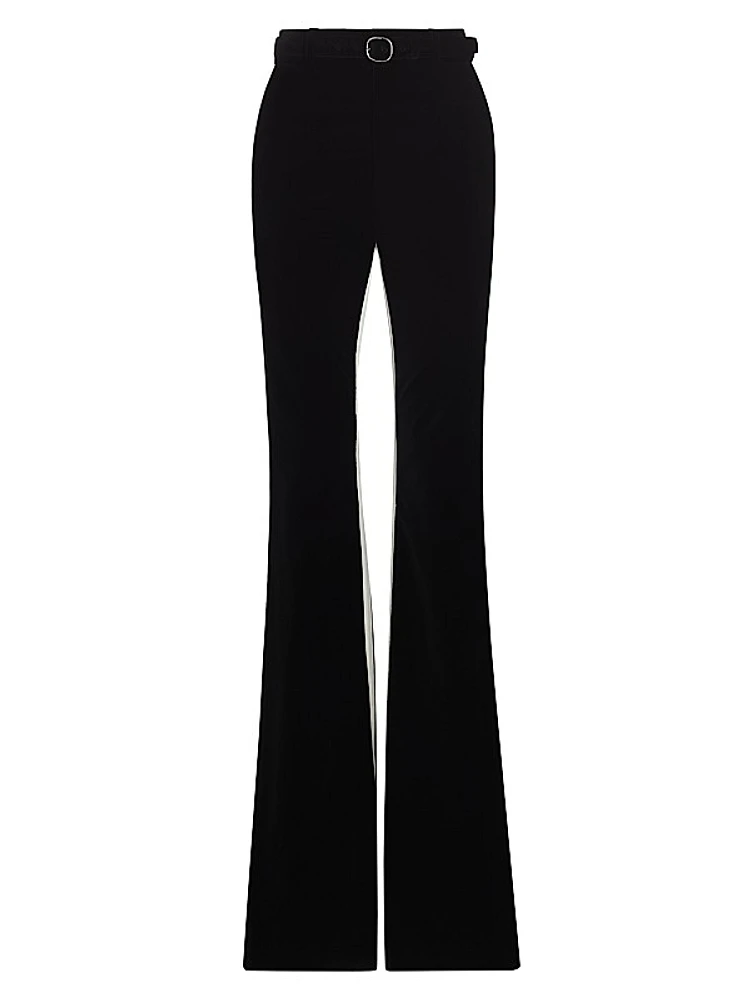 Velvet Belted Suiting Pants