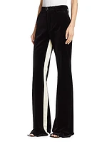 Velvet Belted Suiting Pants