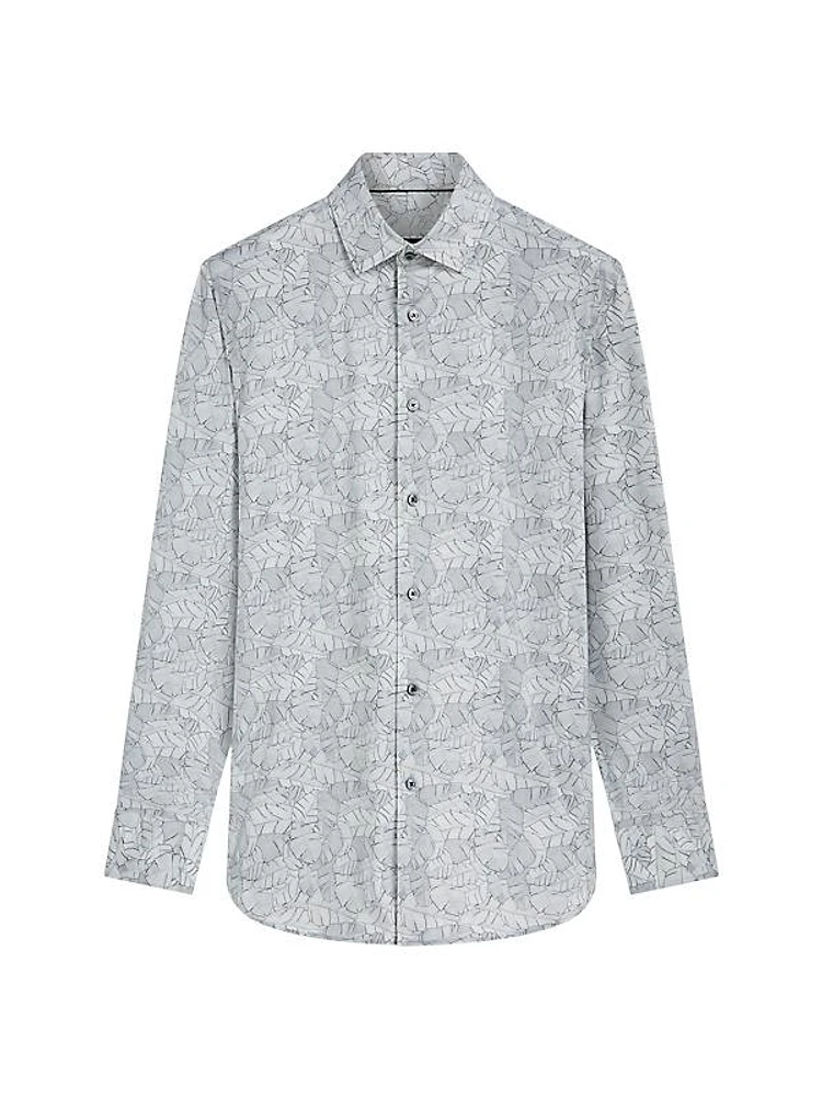 OoohCotton® Tech James Leaf Long-Sleeve Shirt