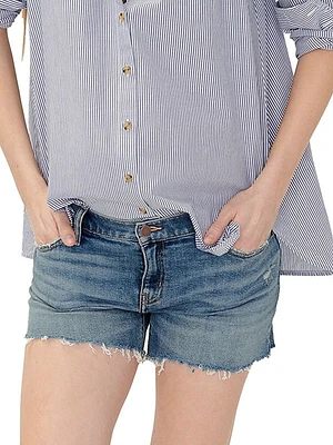 The Under Bump Cut Off Maternity Shorts
