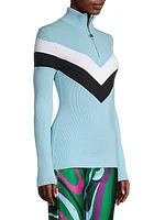 Pucci x Fusalp Victoire Quarter-Zip Sweater