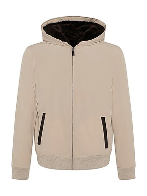 Shearling Lamb Lined Bomber Jacket