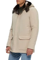 Shearling Lamb Lined Parka Jacket