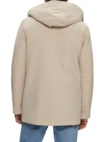 Shearling Lamb Lined Parka Jacket