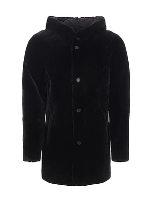 Reversible Shearling Lamb Parka Jacket