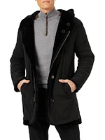 Reversible Shearling Lamb Parka Jacket
