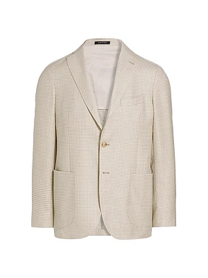 COLLECTION Houndstooth Wool-Blend Two-Button Sport Coat
